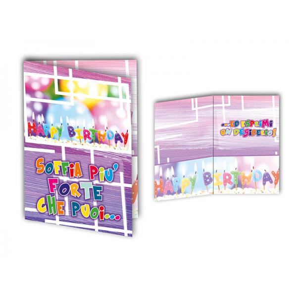 B-BIGL.AUGURI 11,4X17,2CM COMPLEANNO