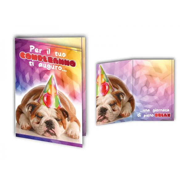 B-BIGL.AUGURI 11,4X17,2CM COMPLEANNO