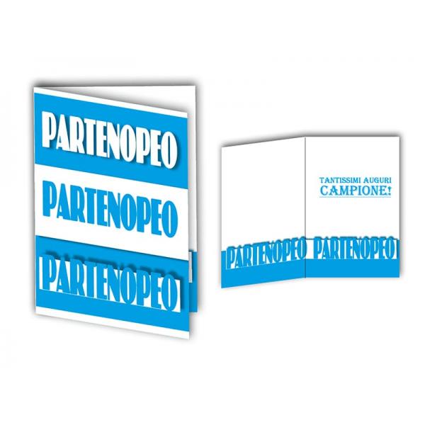 B-BIGL.AUGURI 11,4X17,2CM CALCIO NAPOLI