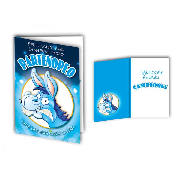 B-BIGL.AUGURI 11,4X17,2CM CALCIO NAPOLI