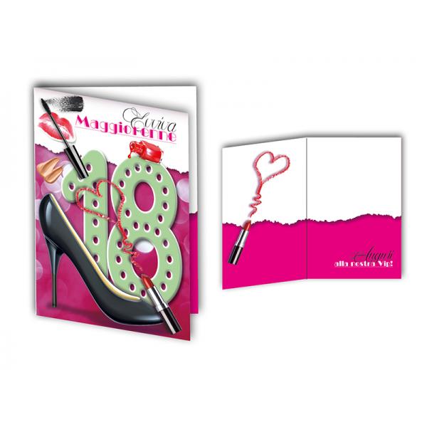 B-BIGL.AUGURI 11,4X17,2CM 18 ANNI