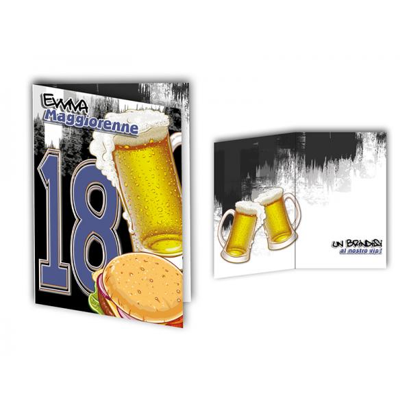 B-BIGL.AUGURI 11,4X17,2CM 18 ANNI