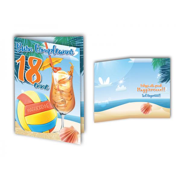 B-BIGL.AUGURI 11,4X17,2CM 18o COMPLEANNO