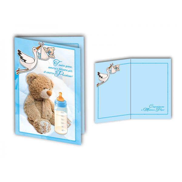 B-BIGL.AUGURI 11,4X17,2CM NASCITA