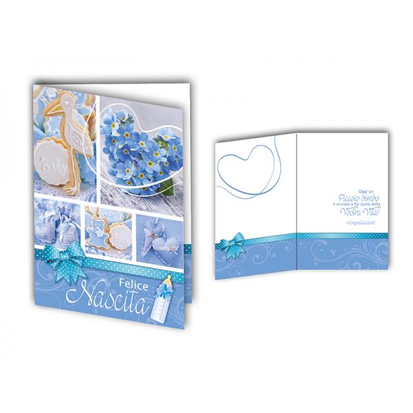 B-BIGL.AUGURI 11,4X17,2CM NASCITA