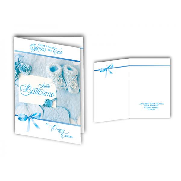 B-BIGL.AUGURI 11,4X17,2CM BATTESIMO