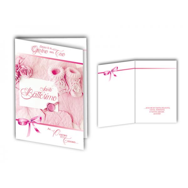B-BIGL.AUGURI 11,4X17,2CM BATTESIMO