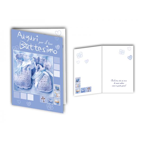 B-BIGL.AUGURI 11,4X17,2CM BATTESIMO