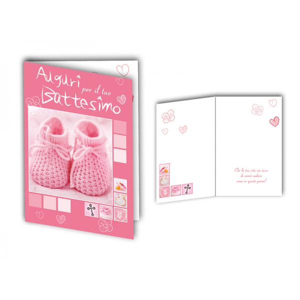 B-BIGL.AUGURI 11,4X17,2CM BATTESIMO