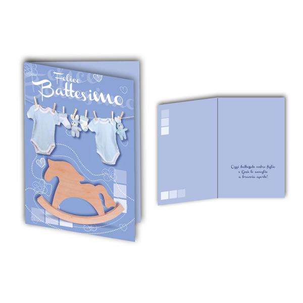 B-BIGL.AUGURI 11,4X17,2CM BATTESIMO