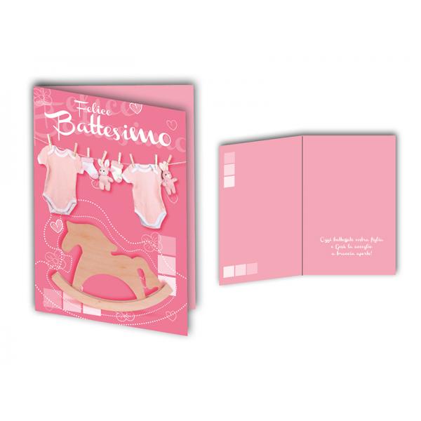 B-BIGL.AUGURI 11,4X17,2CM BATTESIMO