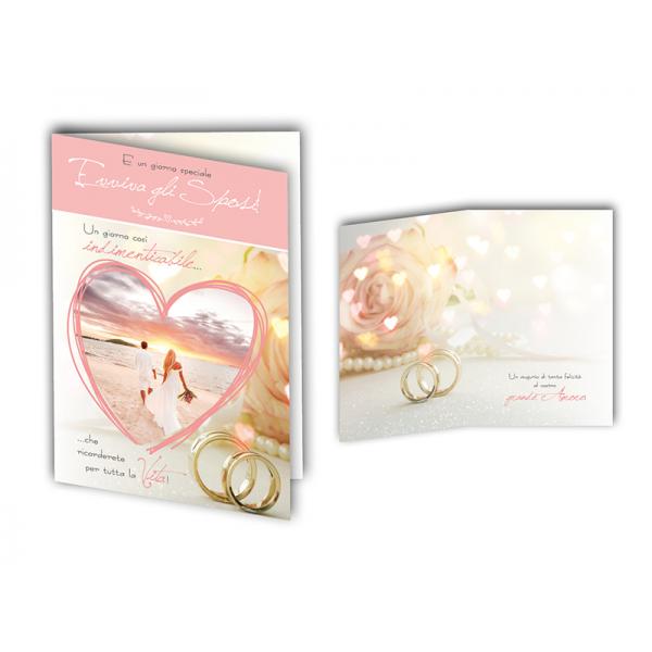 B-BIGL.AUGURI 11,4X17,2CM MATRIMONIO