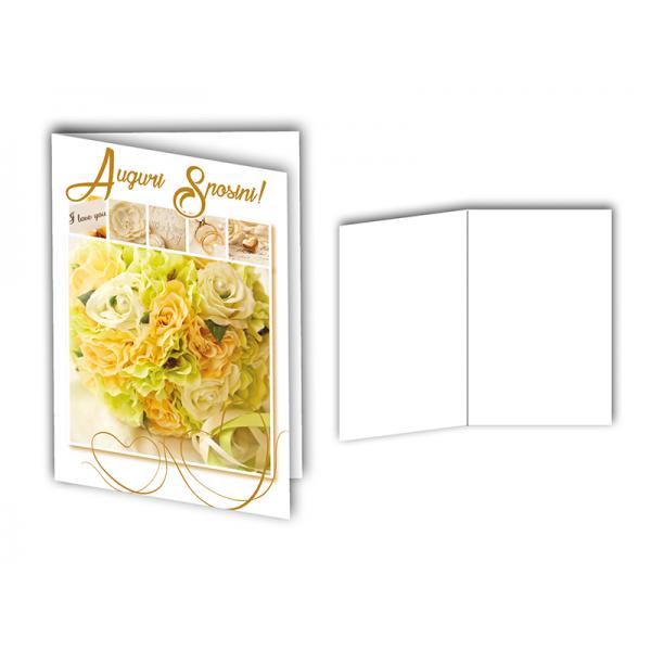 E-BIGL.AUGURI11,4X17,2CM MATRIMONIO
