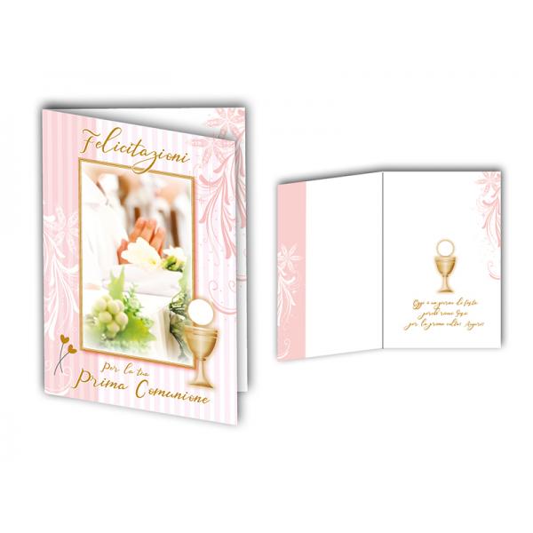 B-BIGL.AUGURI 11,4X17,2CM COMUNIONE