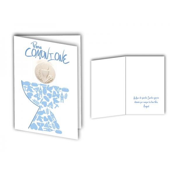 B-BIGL.AUGURI 11,4X17,2CM COMUNIONE