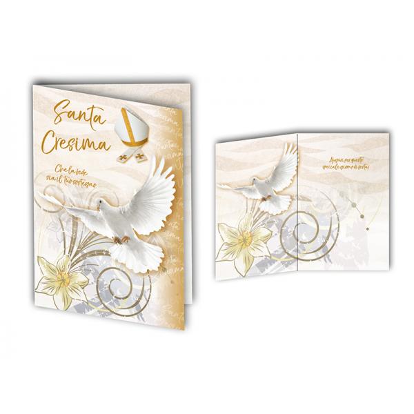 B-BIGL.AUGURI 11,4X17,2CM CRESIMA