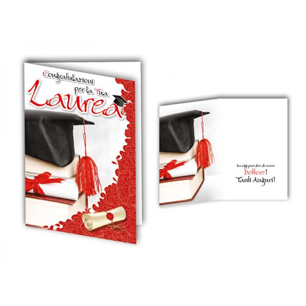 B-BIGL.AUGURI 11,4X17,2CM LAUREA