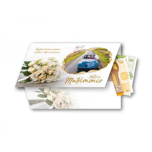 C-BIGL.AUGURI 11,4X17,2CM MATRIMONIO P/S