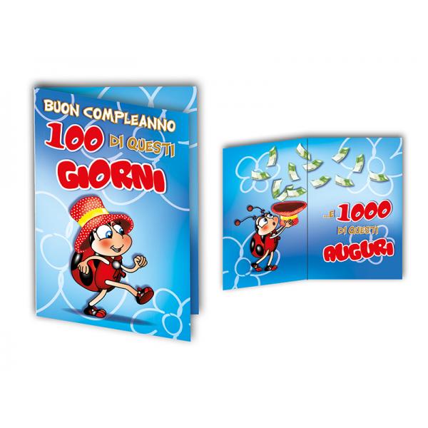 B-BIGL.AUGURI 11,4X17,2CM COCCINELLA