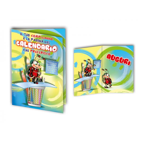 B-BIGL.AUGURI 11,4X17,2CM COCCINELLA