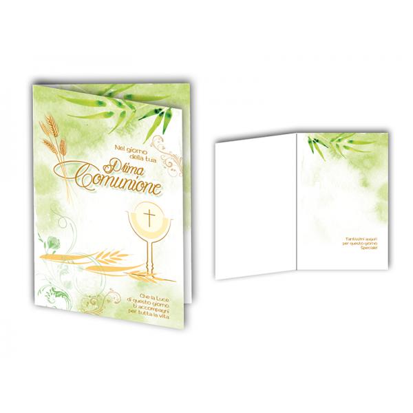 B-BIGL.AUGURI 11,4X17,2CM COMUNIONE