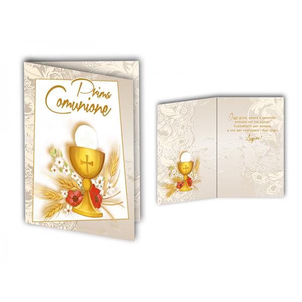 B-BIGL.AUGURI 11,4X17,2CM COMUNIONE