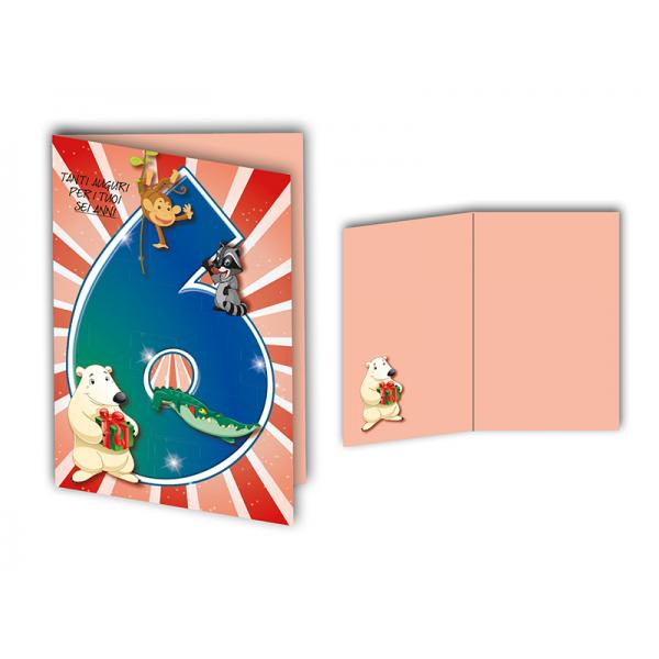 B-BIGL.AUGURI 11,4X17,2CM COMPLEANNO