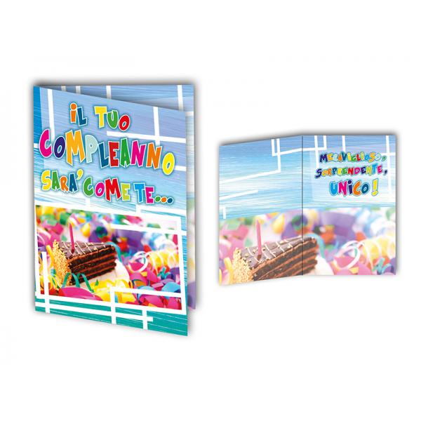 B-BIGL.AUGURI 11,4X17,2CM COMPLEANNO