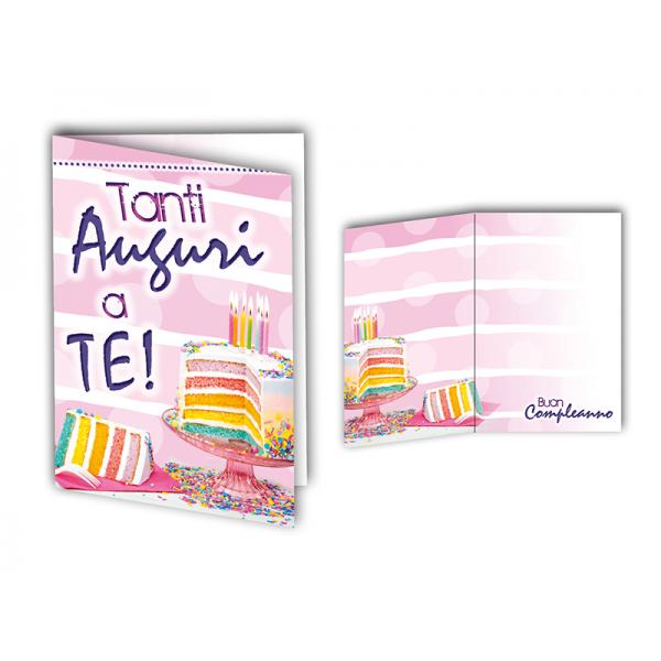 B-BIGL.AUGURI 11,4X17,2CM COMPLEANNO