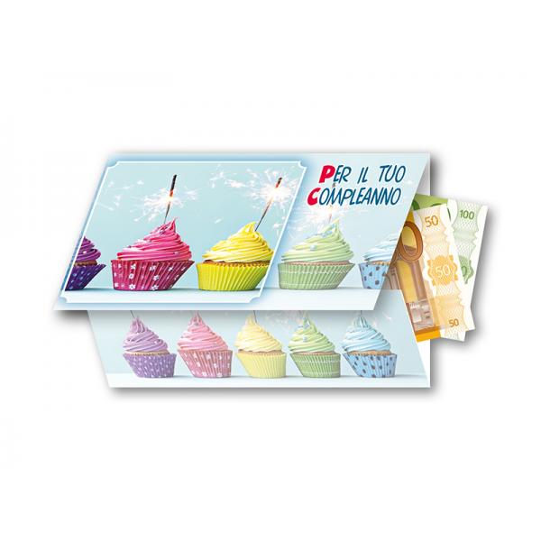 C-BIGL.AUGURI 11,4X17,2CM  COMPL.PSOLDI