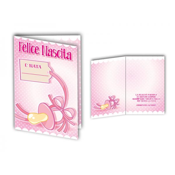 B-BIGL.AUGURI 11,4X17,2CM NASCITA