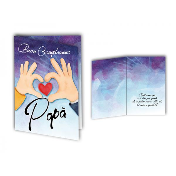 B-BIGL.AUGURI 11,4X17,2CM COMP.PAPA