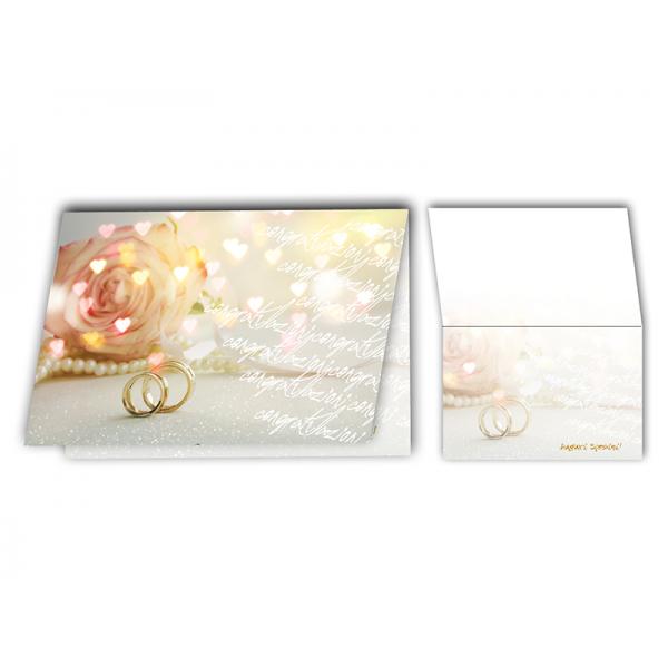 B-BIGL.AUGURI 11,4X17,2CM MATRIMONIO