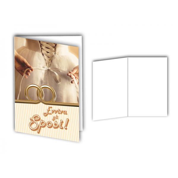 E-BIGL.AUGURI11,4X17,2CM MATRIMONIO