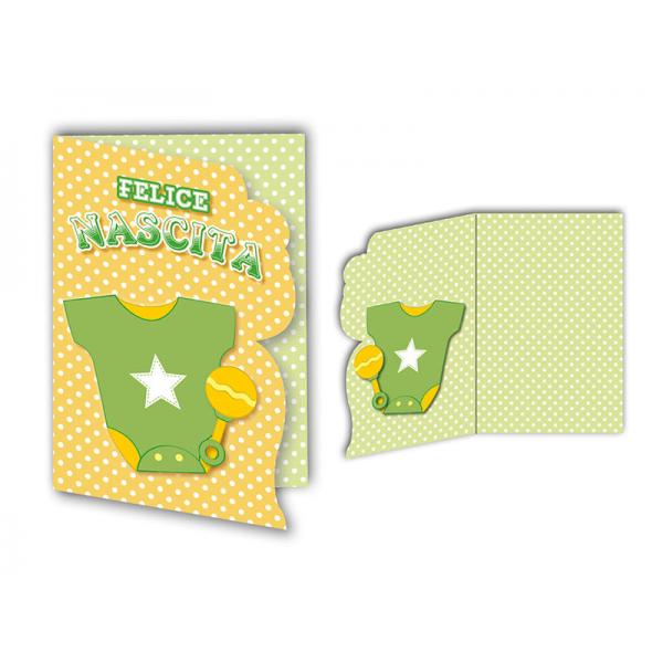 C-BIGL.AUGURI 11,4X17,2CM NASCITA SAGOM