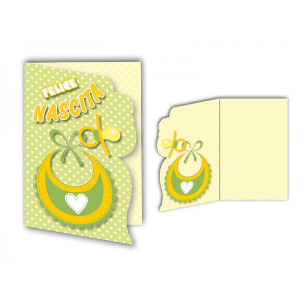 C-BIGL.AUGURI 11,4X17,2CM NASCITA SAGOM