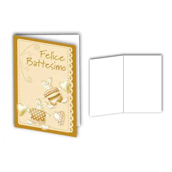 E-BIGL.AUGURI11,4X17,2CM BATTESIMO