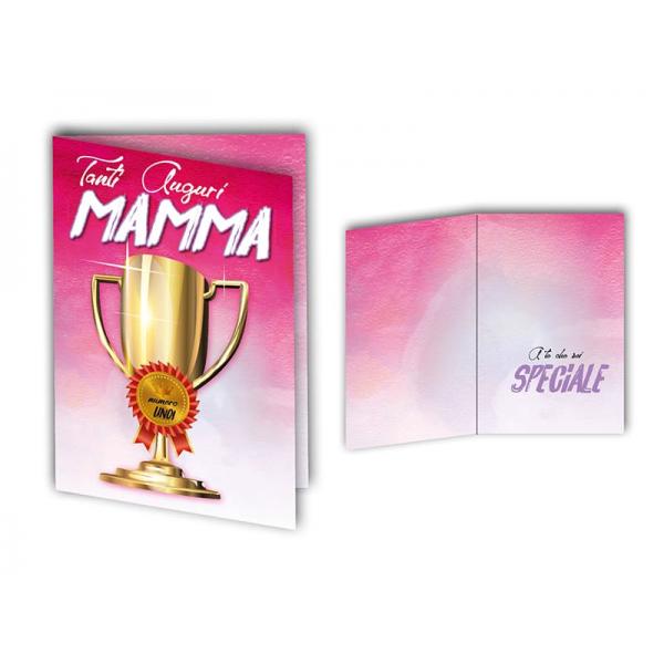 B-BIGL.AUGURI 11,4X17,2CM COMPLEAN.MAMMA