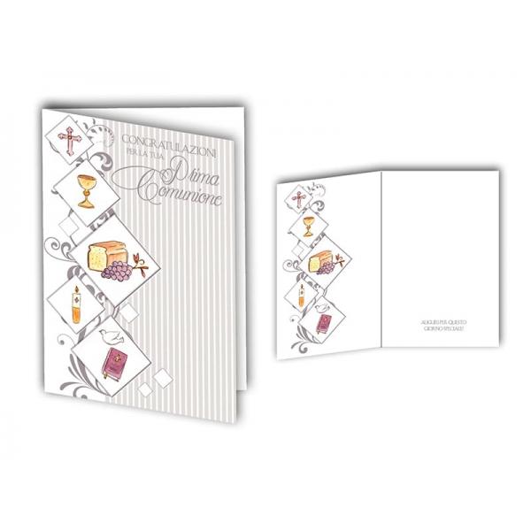 B-BIGL.AUGURI 11,4X17,2CM COMUNIONE