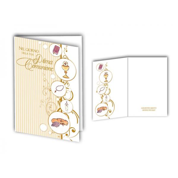B-BIGL.AUGURI 11,4X17,2CM COMUNIONE