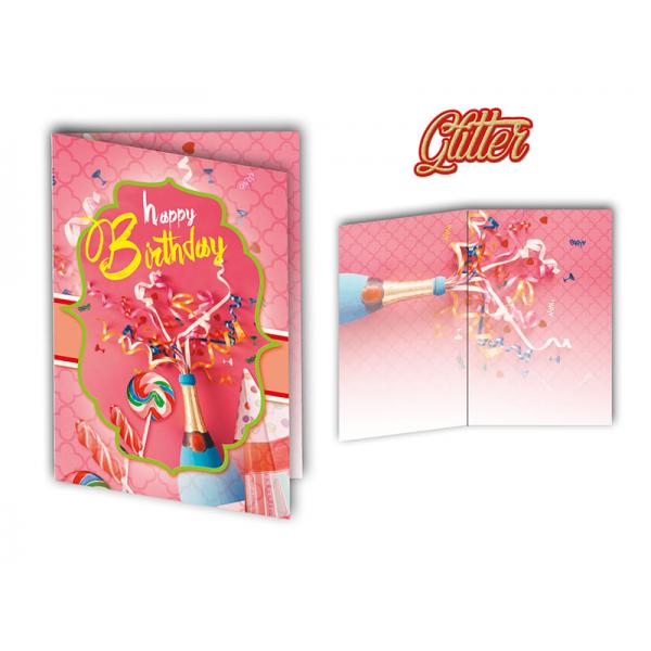 S-BIGL.AUGURI 11,4X17,2CM ANNI GLITTER