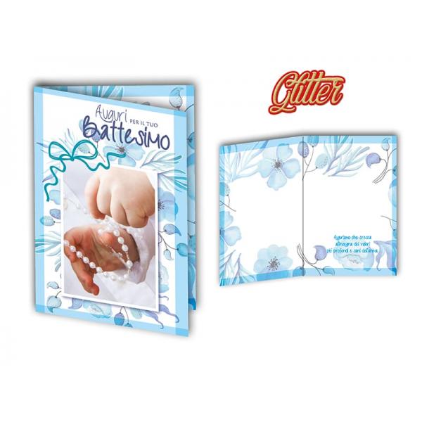 S-BIGL.AUGURI 11,4X17,2CM BATT.GLITTER