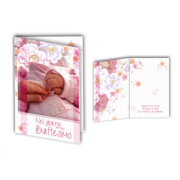 B-BIGL.AUGURI 11,4X17,2CM BATTESIMO