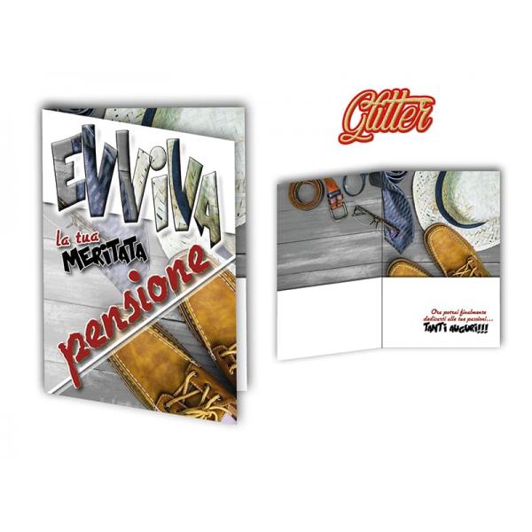 S-BIGL.AUGURI 11,4X17,2CM PENS.GLITTER