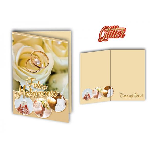 S-BIGL.AUGURI 11,4X17,2CM MATRIM.GLITTER