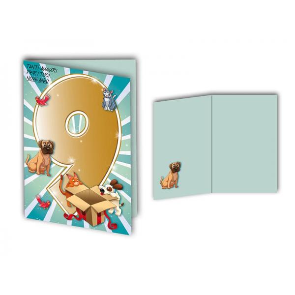 B-BIGL.AUGURI 11,4X17,2CM COMPL.NUMERI