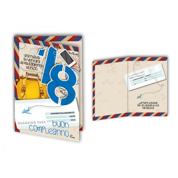 B-BIGL.AUGURI 11,4X17,2CM COMPLEANNO 18