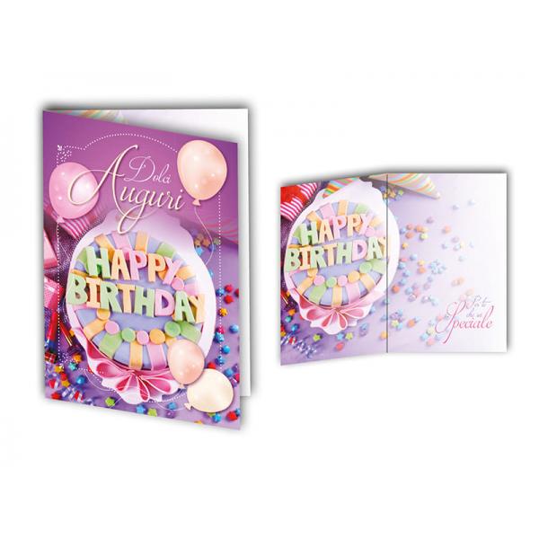 B-BIGL.AUGURI 11,4X17,2CM COMPLEANNO