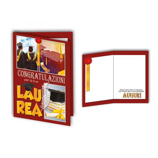 B-BIGL.AUGURI 11,4X17,2CM LAUREA