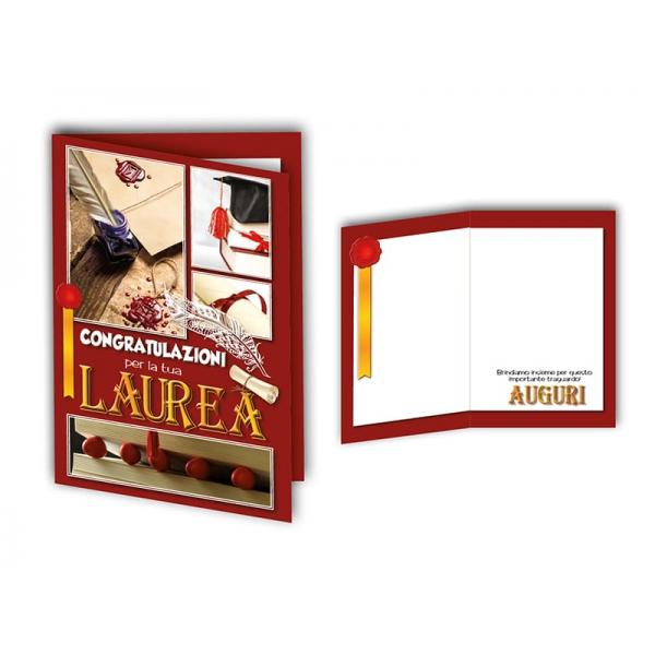 B-BIGL.AUGURI 11,4X17,2CM LAUREA